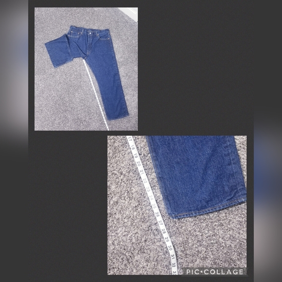 501 ORIGINAL FIT BUTTON UP LEVI'S JEANS - Picture 10 of 16